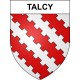 Talcy Sticker wappen, gelsenkirchen, augsburg, klebender aufkleber