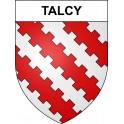 Adesivi stemma Talcy adesivo