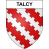 Talcy 41 ville sticker blason écusson autocollant adhésif