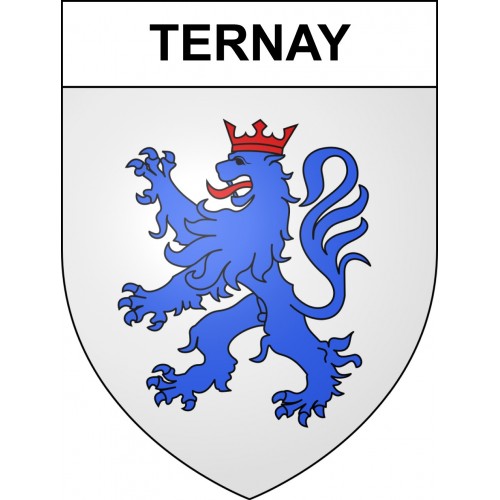Pegatinas escudo de armas de Ternay adhesivo de la etiqueta engomada