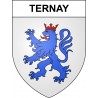 Ternay Sticker wappen, gelsenkirchen, augsburg, klebender aufkleber