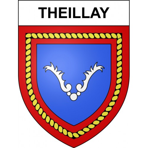 Adesivi stemma Theillay adesivo