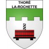 Thoré-la-Rochette 41 ville sticker blason écusson autocollant adhésif