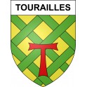 Tourailles Sticker wappen, gelsenkirchen, augsburg, klebender aufkleber