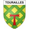 Tourailles Sticker wappen, gelsenkirchen, augsburg, klebender aufkleber