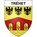 Tréhet Sticker wappen, gelsenkirchen, augsburg, klebender aufkleber
