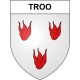 Troo Sticker wappen, gelsenkirchen, augsburg, klebender aufkleber