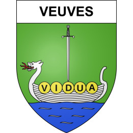 Pegatinas escudo de armas de Veuves adhesivo de la etiqueta engomada