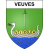 Pegatinas escudo de armas de Veuves adhesivo de la etiqueta engomada