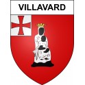 Stickers coat of arms Villavard adhesive sticker
