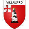 Stickers coat of arms Villavard adhesive sticker