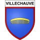 Stickers coat of arms Villechauve adhesive sticker