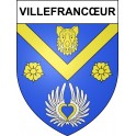 Villefrancœur Sticker wappen, gelsenkirchen, augsburg, klebender aufkleber
