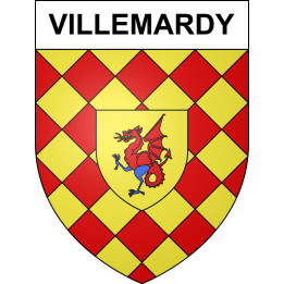 Villemardy Sticker wappen, gelsenkirchen, augsburg, klebender aufkleber