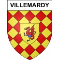Stickers coat of arms Villemardy adhesive sticker