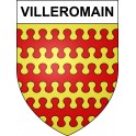 Villeromain 41 ville sticker blason écusson autocollant adhésif