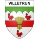Stickers coat of arms Villetrun adhesive sticker