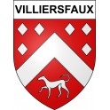 Stickers coat of arms Villiersfaux adhesive sticker