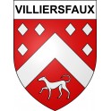 Villiersfaux 41 ville sticker blason écusson autocollant adhésif