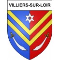 Villiers-sur-Loir 41 ville sticker blason écusson autocollant adhésif