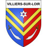 Villiers-sur-Loir Sticker wappen, gelsenkirchen, augsburg, klebender aufkleber