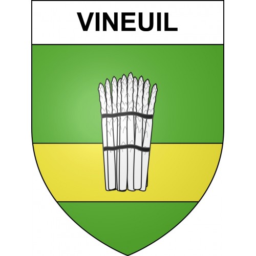 Stickers coat of arms Vineuil adhesive sticker