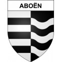 Aboën Sticker wappen, gelsenkirchen, augsburg, klebender aufkleber