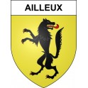 Ailleux Sticker wappen, gelsenkirchen, augsburg, klebender aufkleber
