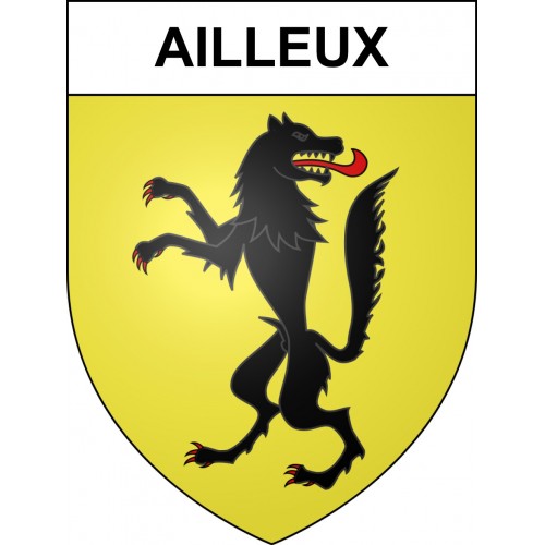Pegatinas escudo de armas de Ailleux adhesivo de la etiqueta engomada
