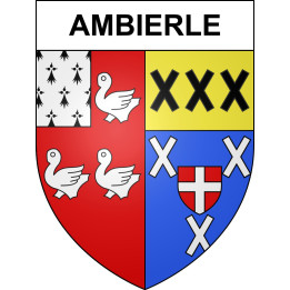 Ambierle Sticker wappen, gelsenkirchen, augsburg, klebender aufkleber