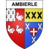 Ambierle 42 ville sticker blason écusson autocollant adhésif