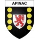 Apinac Sticker wappen, gelsenkirchen, augsburg, klebender aufkleber