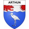 Stickers coat of arms Arthun adhesive sticker