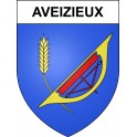 Aveizieux Sticker wappen, gelsenkirchen, augsburg, klebender aufkleber