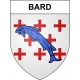 Bard Sticker wappen, gelsenkirchen, augsburg, klebender aufkleber
