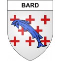 Pegatinas escudo de armas de Bard adhesivo de la etiqueta engomada