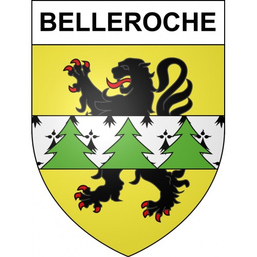 Adesivi stemma Belleroche adesivo