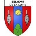 Belmont-de-la-Loire 42 ville sticker blason écusson autocollant adhésif