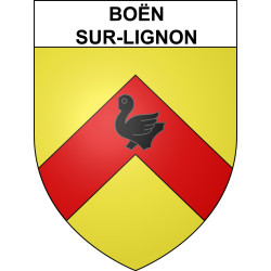 Adesivi stemma Boën-sur-Lignon adesivo