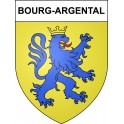 Bourg-Argental Sticker wappen, gelsenkirchen, augsburg, klebender aufkleber