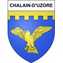 Chalain-d'Uzore Sticker wappen, gelsenkirchen, augsburg, klebender aufkleber