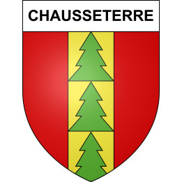 Stickers coat of arms Chausseterre adhesive sticker