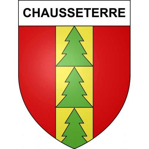 Adesivi stemma Chausseterre adesivo