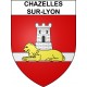 Adesivi stemma Chazelles-sur-Lyon adesivo