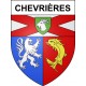 Stickers coat of arms Chevrières adhesive sticker