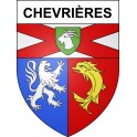 Chevrières Sticker wappen, gelsenkirchen, augsburg, klebender aufkleber