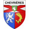 Chevrières Sticker wappen, gelsenkirchen, augsburg, klebender aufkleber