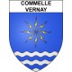 Stickers coat of arms Commelle-Vernay adhesive sticker