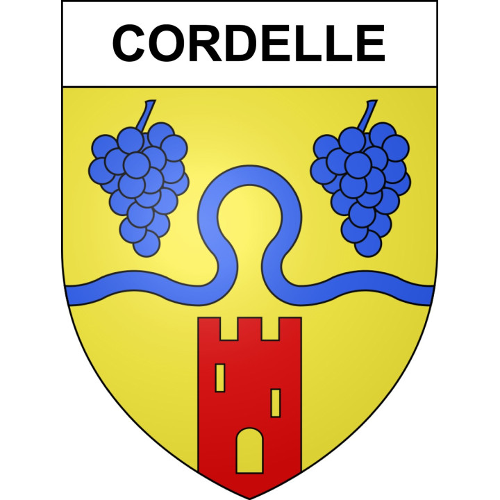 Cordelle Sticker wappen, gelsenkirchen, augsburg, klebender aufkleber