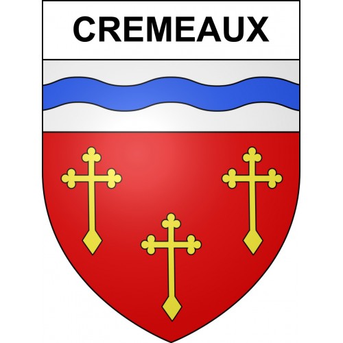 Stickers coat of arms Cremeaux adhesive sticker